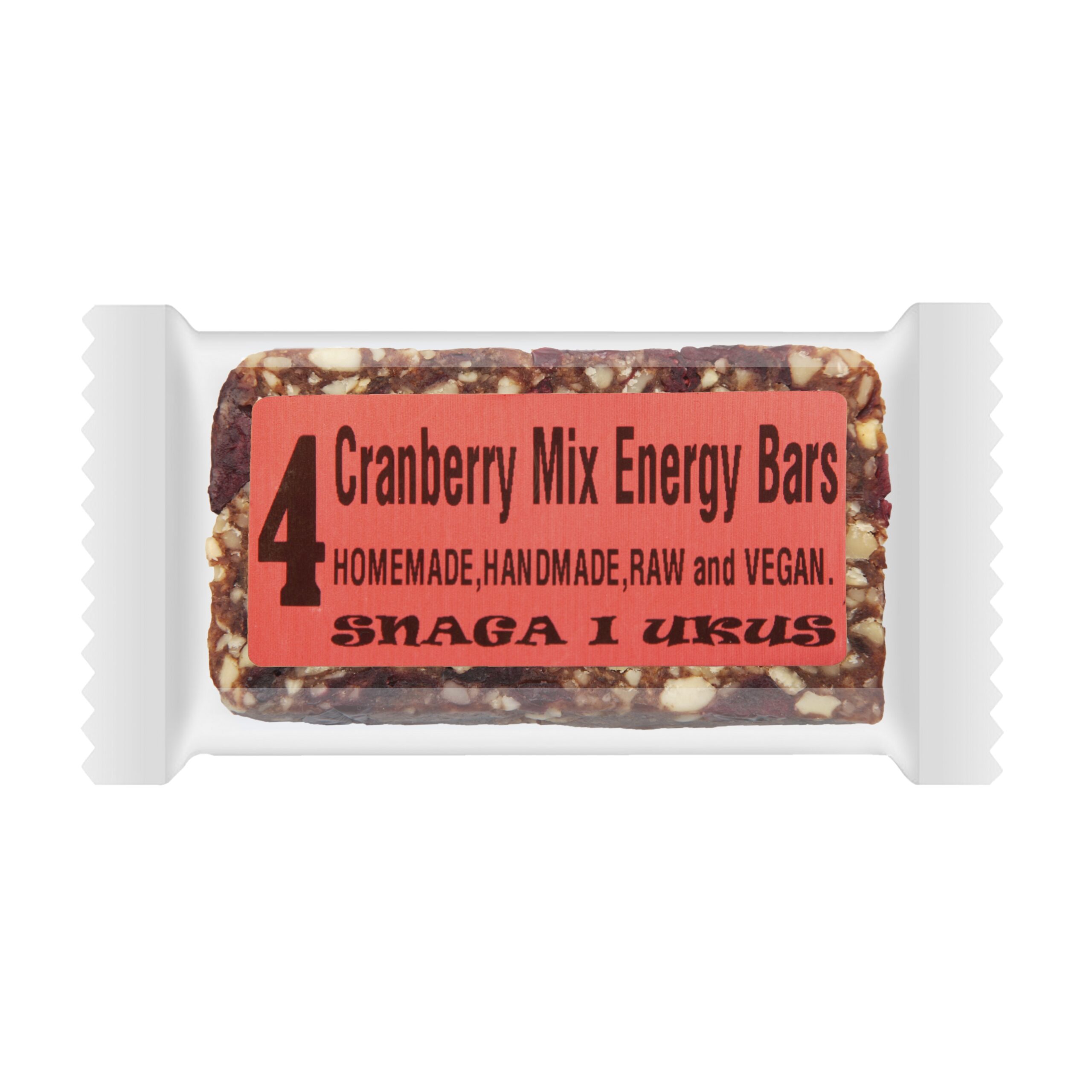 Cranberry mix energy bar, 40g