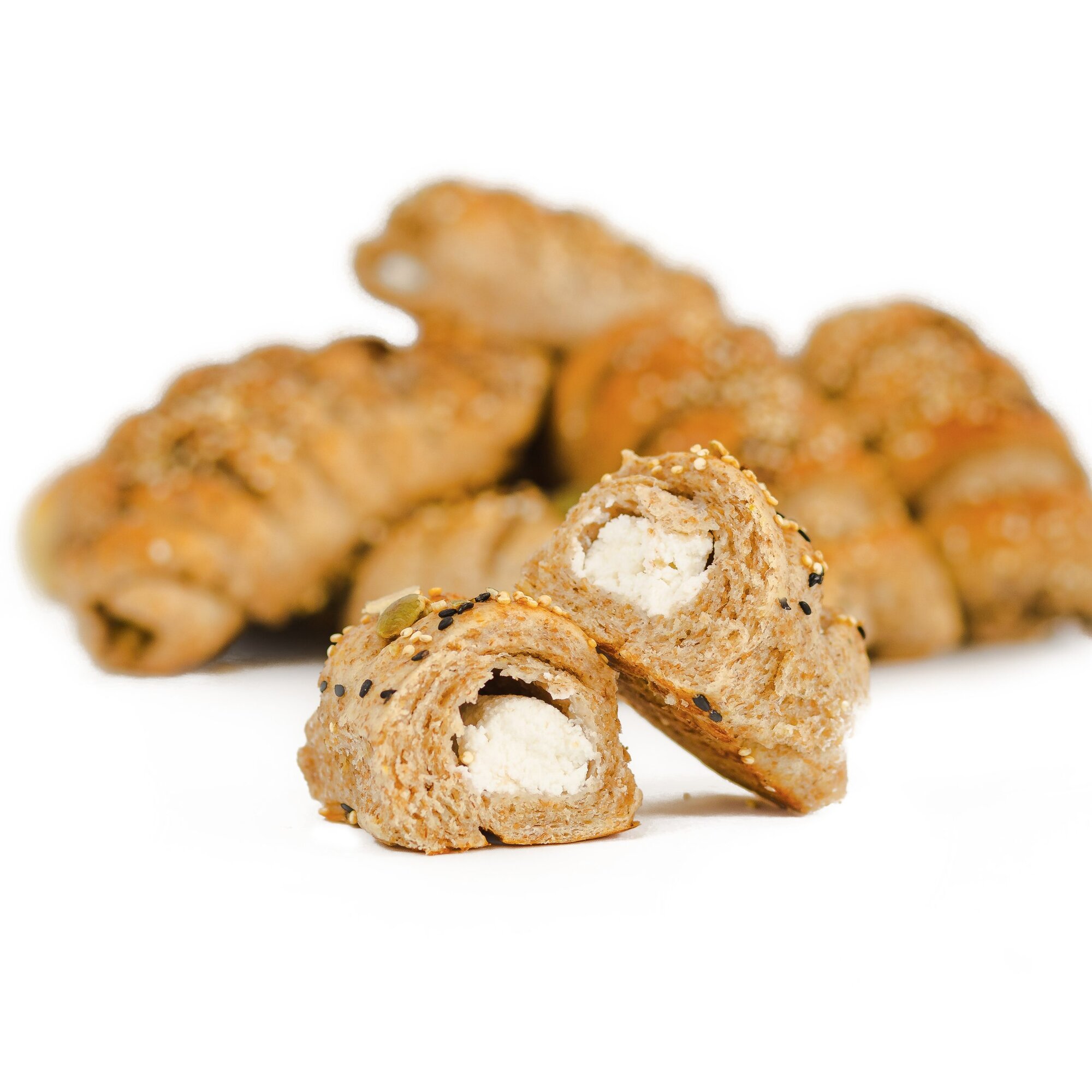 Heljdine kiflice sa sirom, 100g