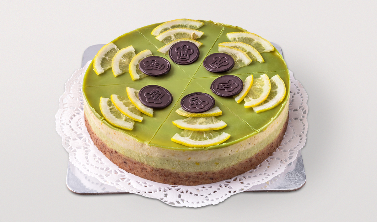 Limun matcha presna torta