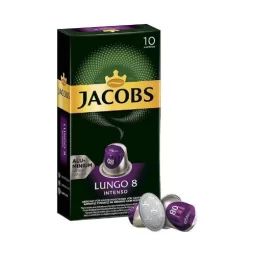 Jacobs Lungo 8 Intenso Nespresso ® kompat. kapsule 10/1