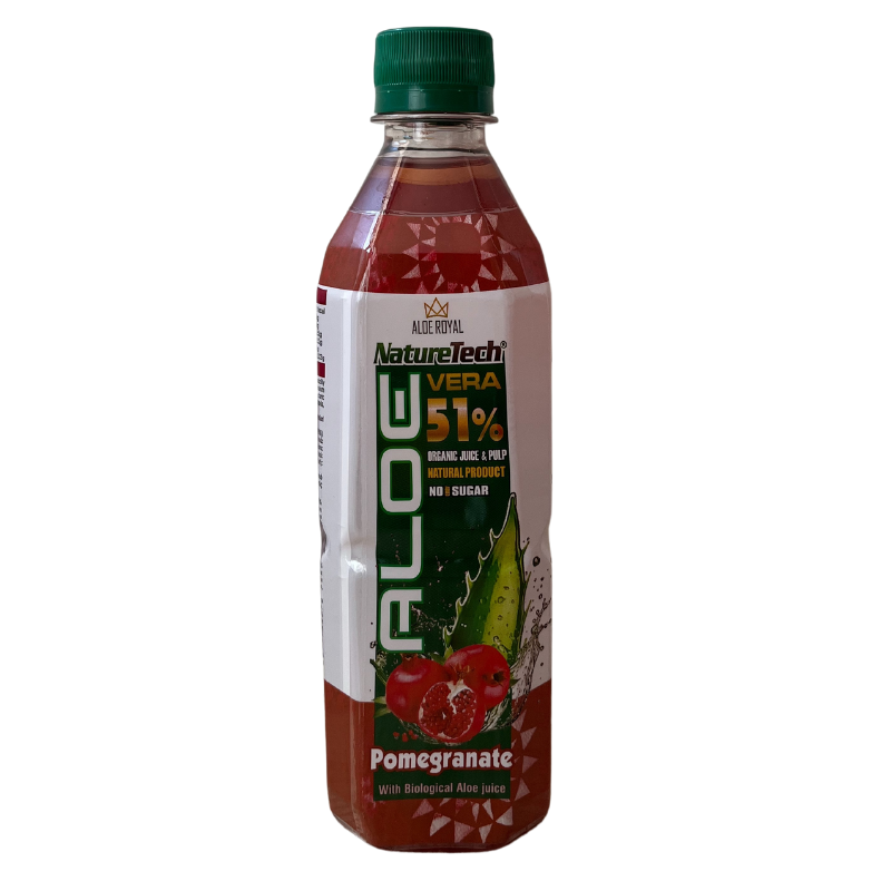Nature Tech ALOE ORGANIC Pomegranate, 500ml