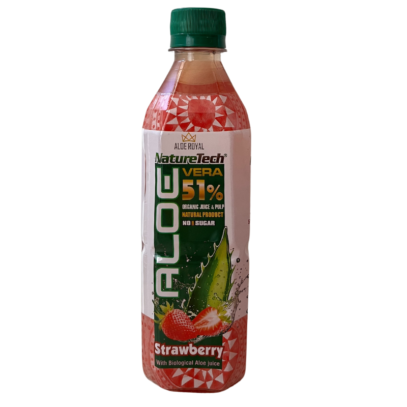 Nature Tech ALOE ORGANIC Strawberry, 500ml