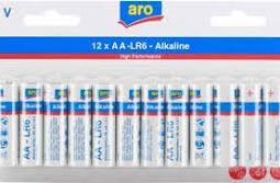 Alkalne baterije AA Aro