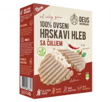 Ovseni hrskavi hlepcici sa cilijem 150g Deus