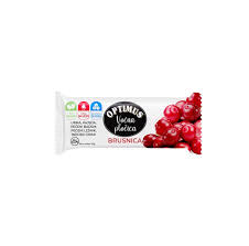 Optimus vocna plocica brusnica 40g