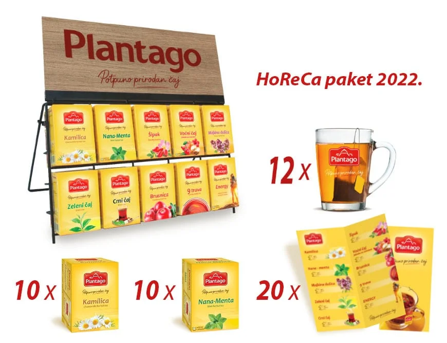 Paket za kancelarije-Horeca paket cajeva Plantago