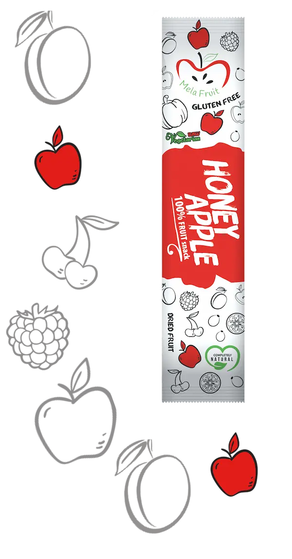 Medena jabuka 15g, Mela Fruit vocna plocica