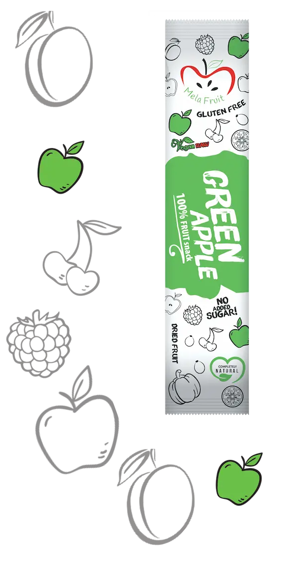 Zelena Jabuka 15g, Mela Fruit vocna plocica