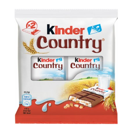 Čokoladica Kinder Country 47 g 2x23,5g