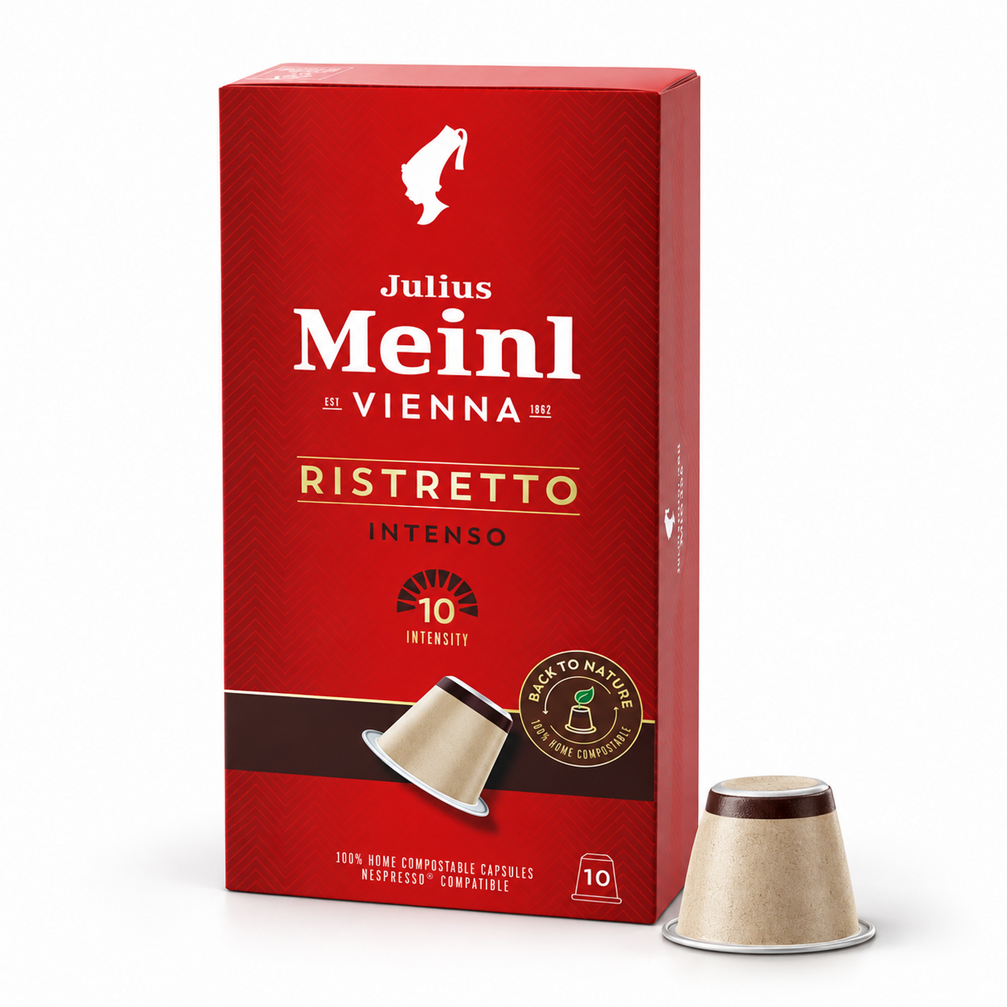 JULIUS MEINL RISTRETTO INTENSO - 10 KOMPOSTABILNIH KAPSULA