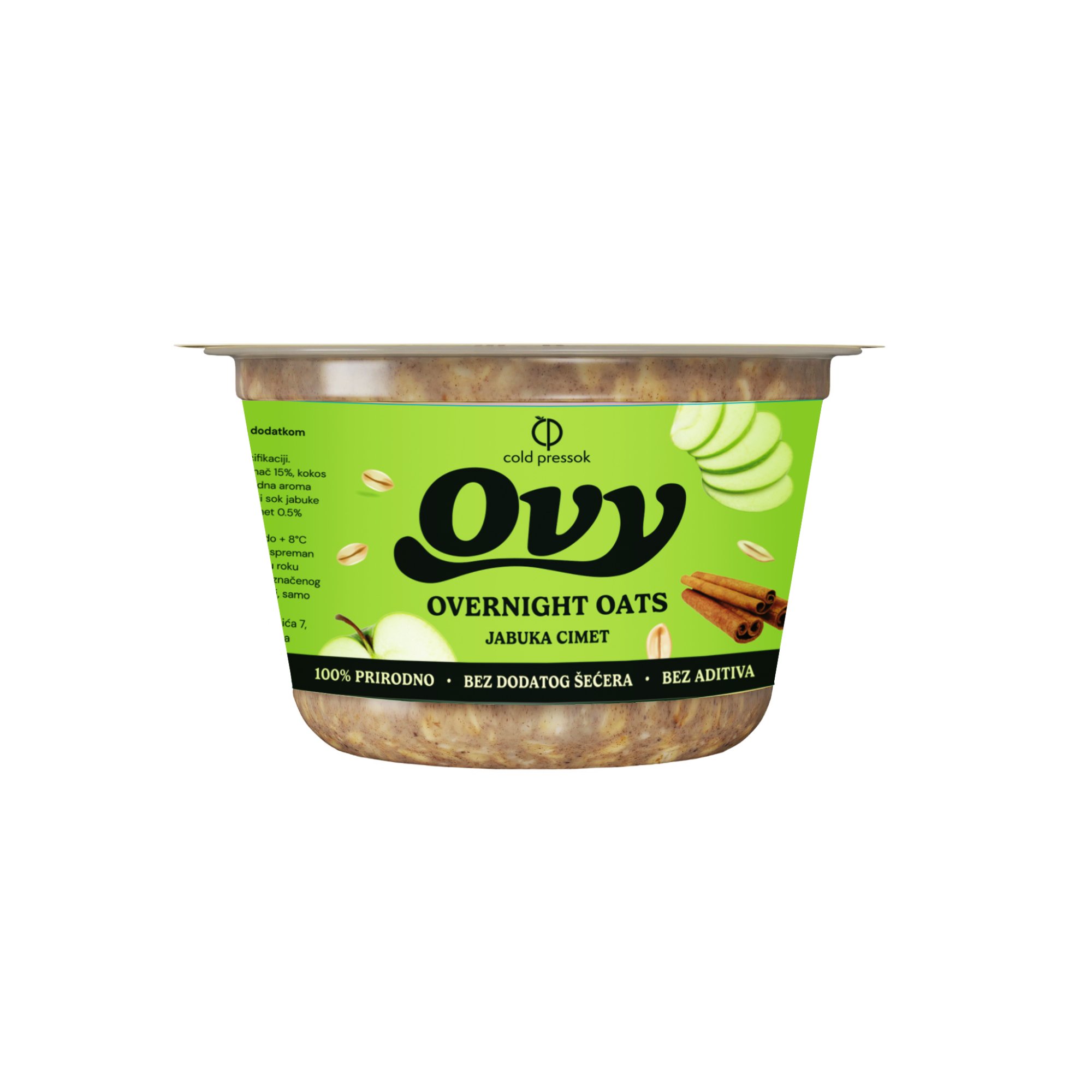 OVY Jabuka Cimet – Ovsena kaša sa jabukama i cimetom 170g