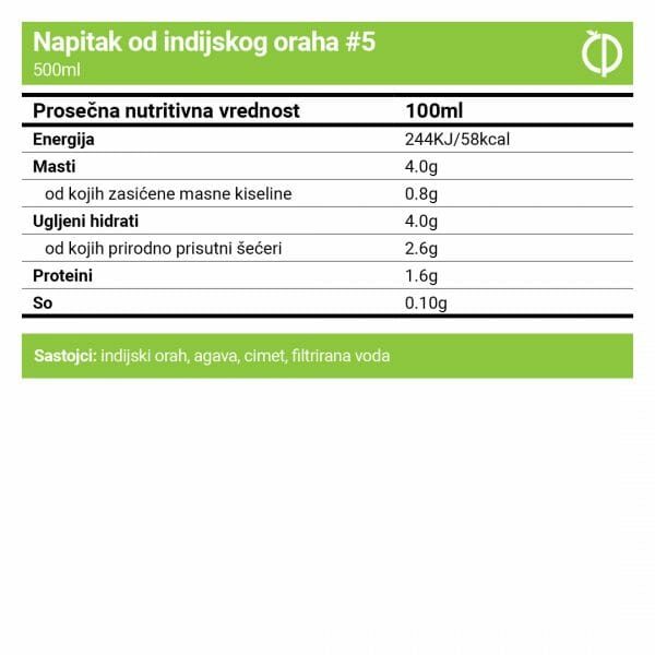 Napitak od indijskog oraha detox sok br.5 - Slika 2