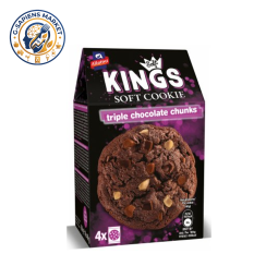 Biskvit Tri vrste čokolade Soft King 160g
