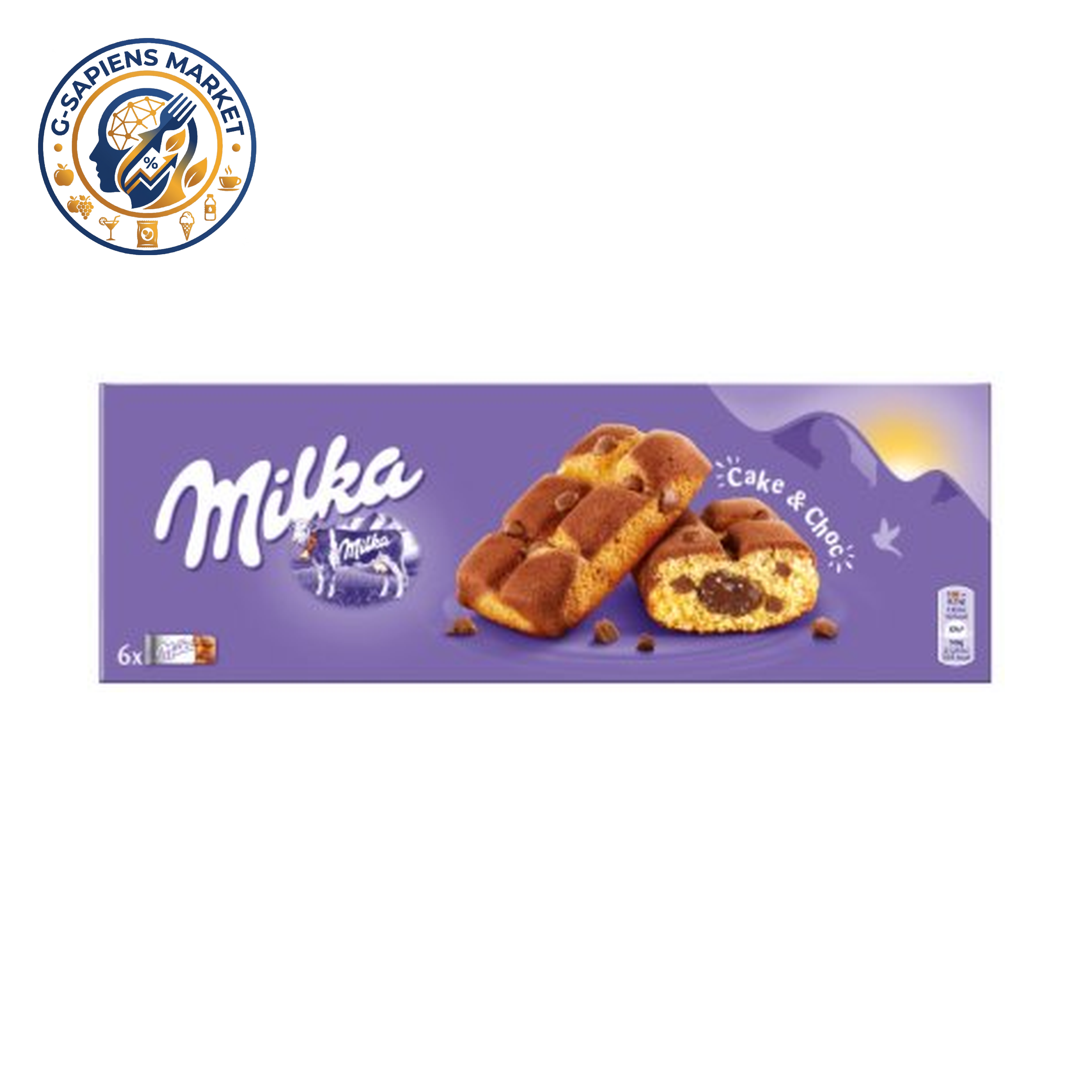 Keks Cake&Choco Milka 175g